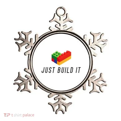 Just Build It Blocks Bricks Building Blocks Toy Ornament