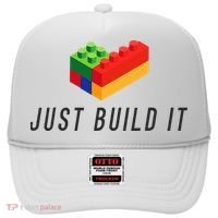 Just Build It Blocks Bricks Building Blocks Toy Hat thumb 0