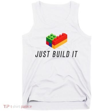 Just Build It Blocks Bricks Building Blocks Toy Tank Top