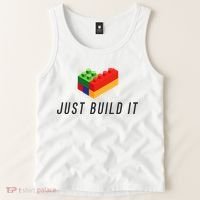 Just Build It Blocks Bricks Building Blocks Toy Tank Top thumb 2