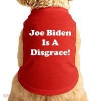 Joe Biden Is A Disgrace Doggie Tank thumb 0
