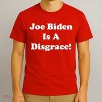 Joe Biden Is A Disgrace T-Shirt thumb 3