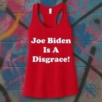 Joe Biden Is A Disgrace Women's Tank Top thumb 3