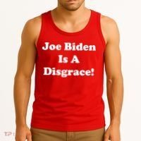 Joe Biden Is A Disgrace Tank Top thumb 3