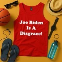 Joe Biden Is A Disgrace Tank Top thumb 4