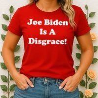 Joe Biden Is A Disgrace Women's T-Shirt thumb 2