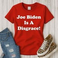 Joe Biden Is A Disgrace Women's T-Shirt thumb 3