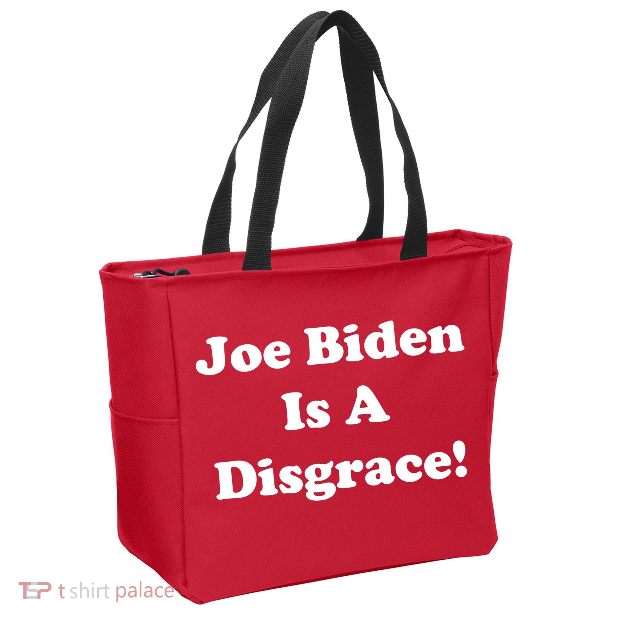 Joe Biden Is A Disgrace Tote Bag