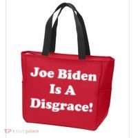 Joe Biden Is A Disgrace Tote Bag thumb 3