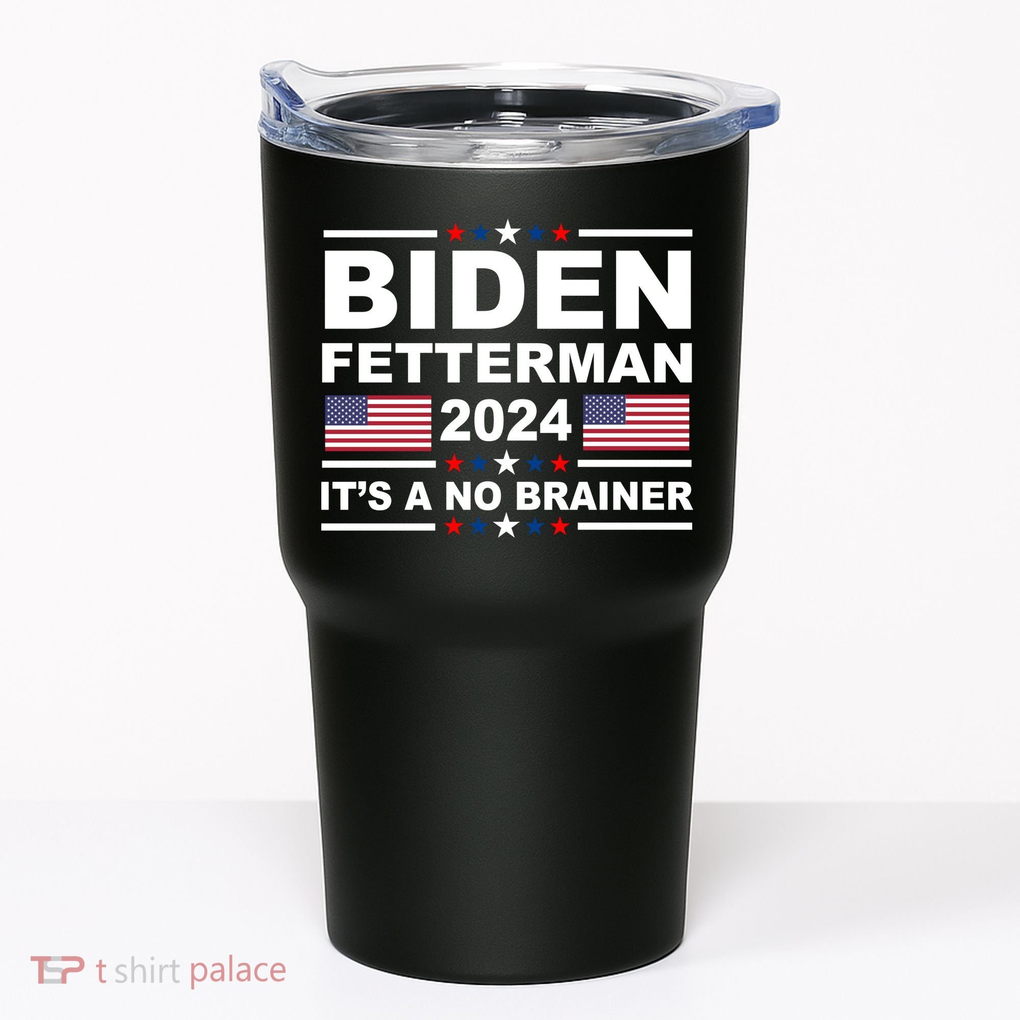 Joe Biden John Fetterman 2024 It's A No Brainer Funny Tumbler