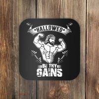 Jesus Bodybuilding Coaster thumb 0