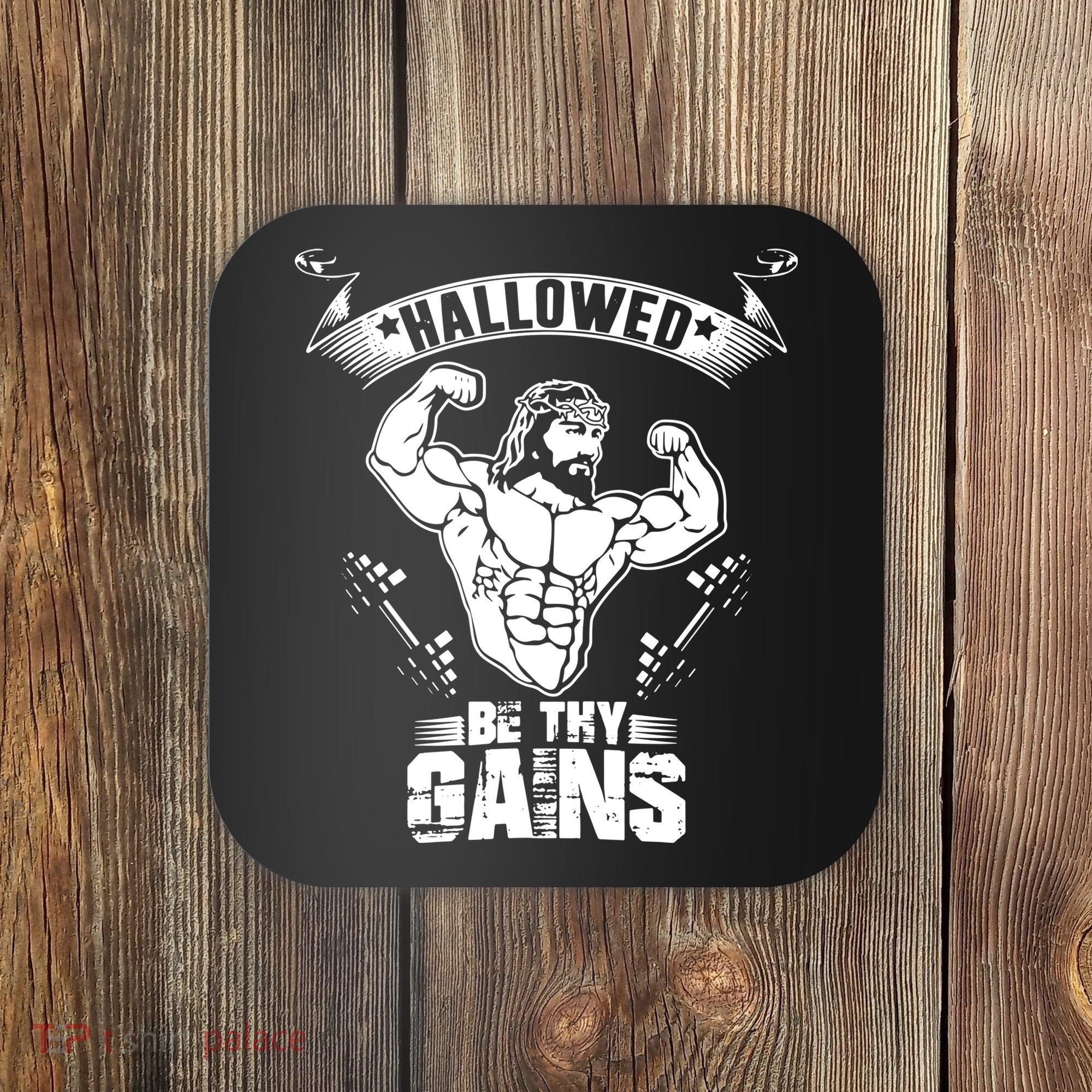 Jesus Bodybuilding Coaster
