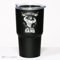 Jesus Bodybuilding Tumbler thumb 0