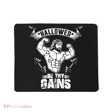 Jesus Bodybuilding Mousepad