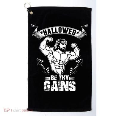 Jesus Bodybuilding Golf Towel