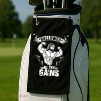 Jesus Bodybuilding Golf Towel thumb 2