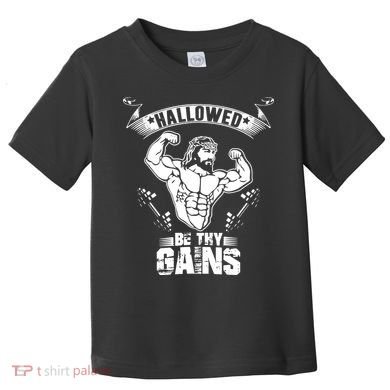 Jesus Bodybuilding Toddler T-Shirt