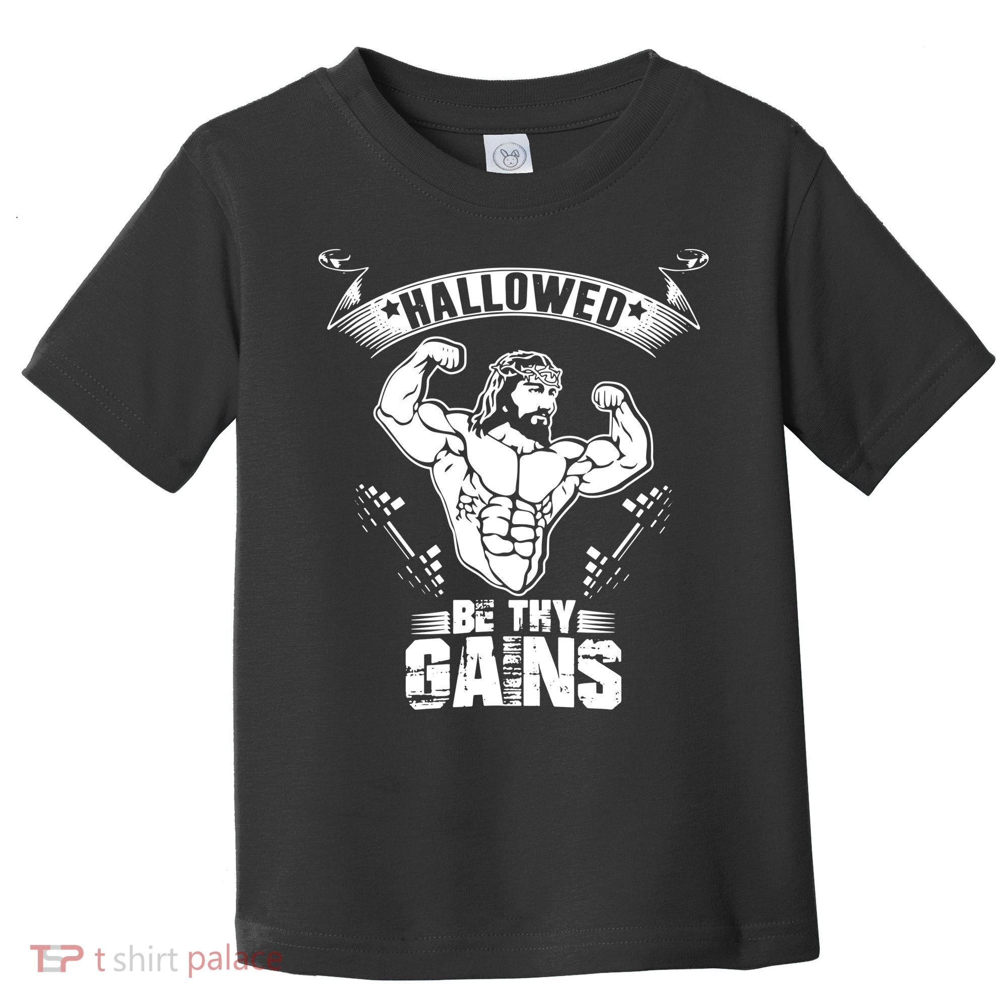 Jesus Bodybuilding Toddler T-Shirt