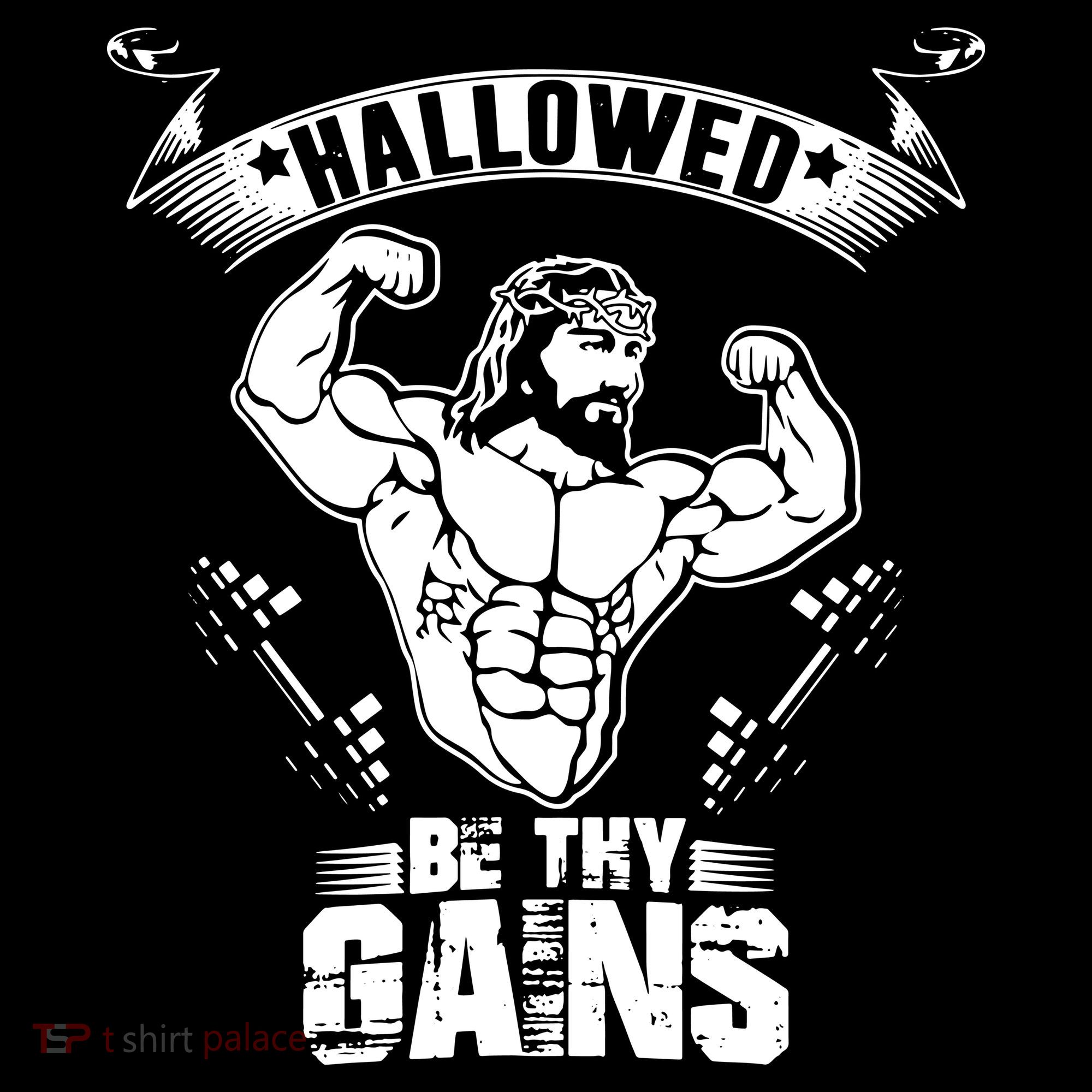 Jesus Bodybuilding Women's T-Shirt