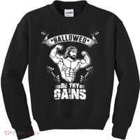 Jesus Bodybuilding Kids Sweatshirt thumb 0