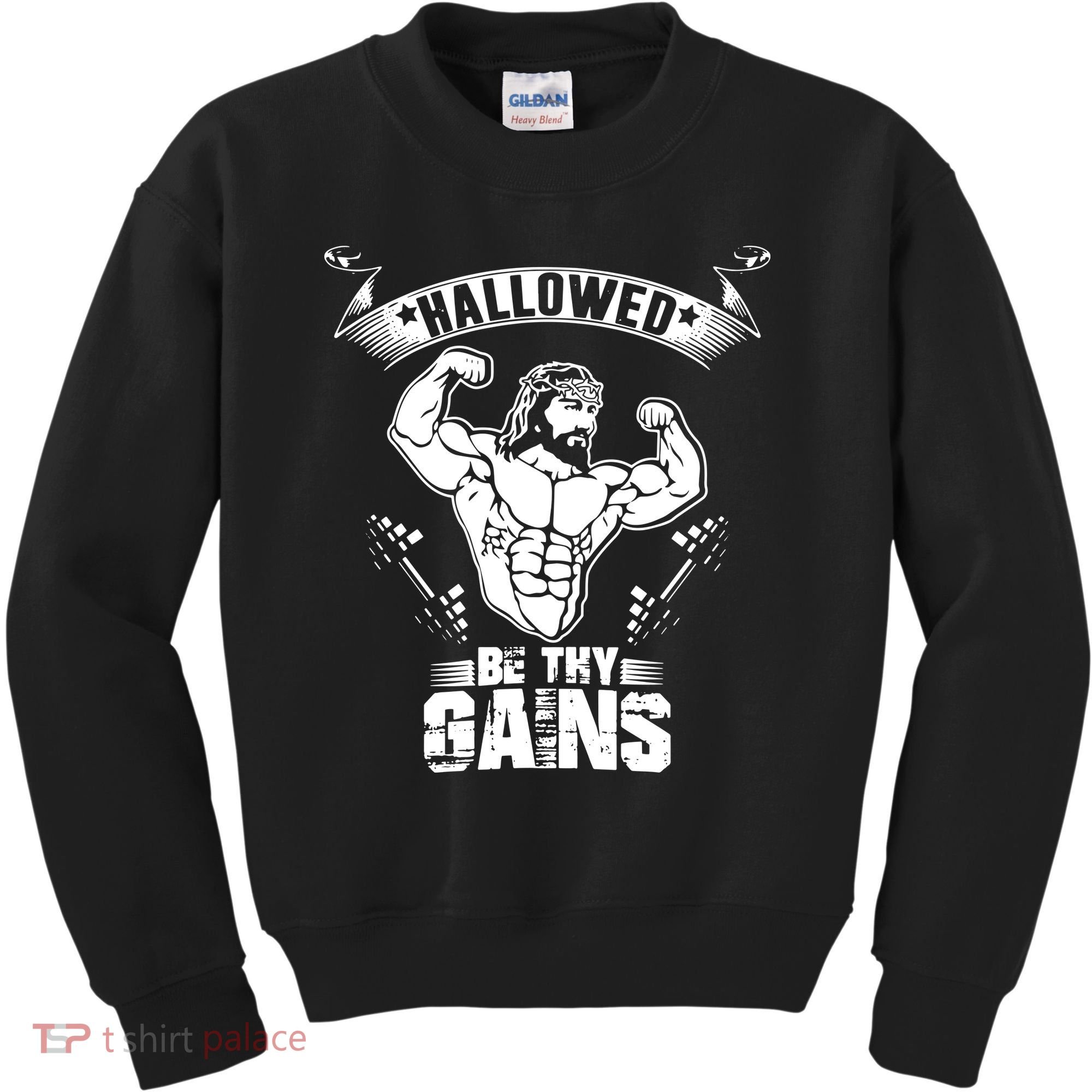 Jesus Bodybuilding Kids Sweatshirt