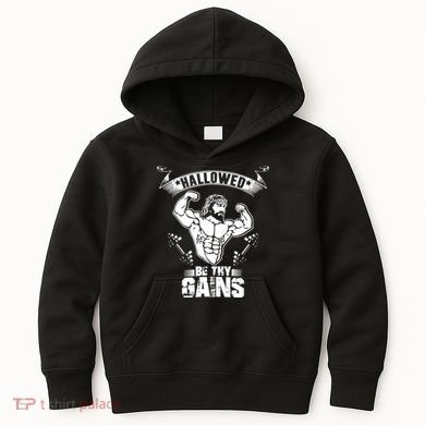 Jesus Bodybuilding Kids Hoodie