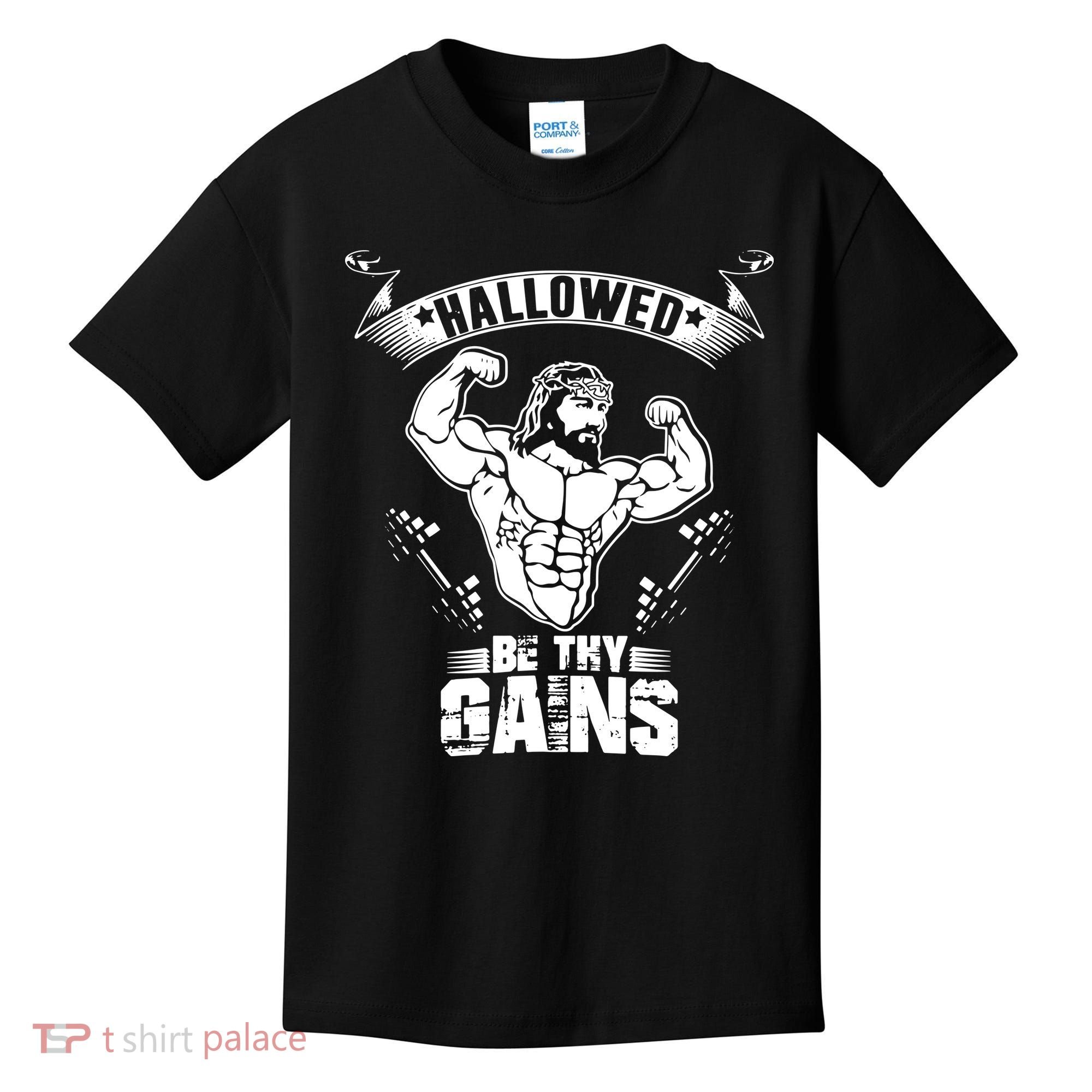 Jesus Bodybuilding Kids T-Shirt