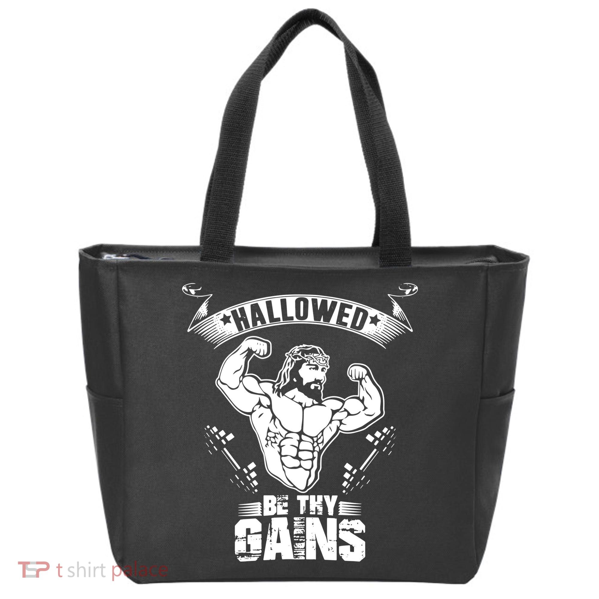 Jesus Bodybuilding Tote Bag
