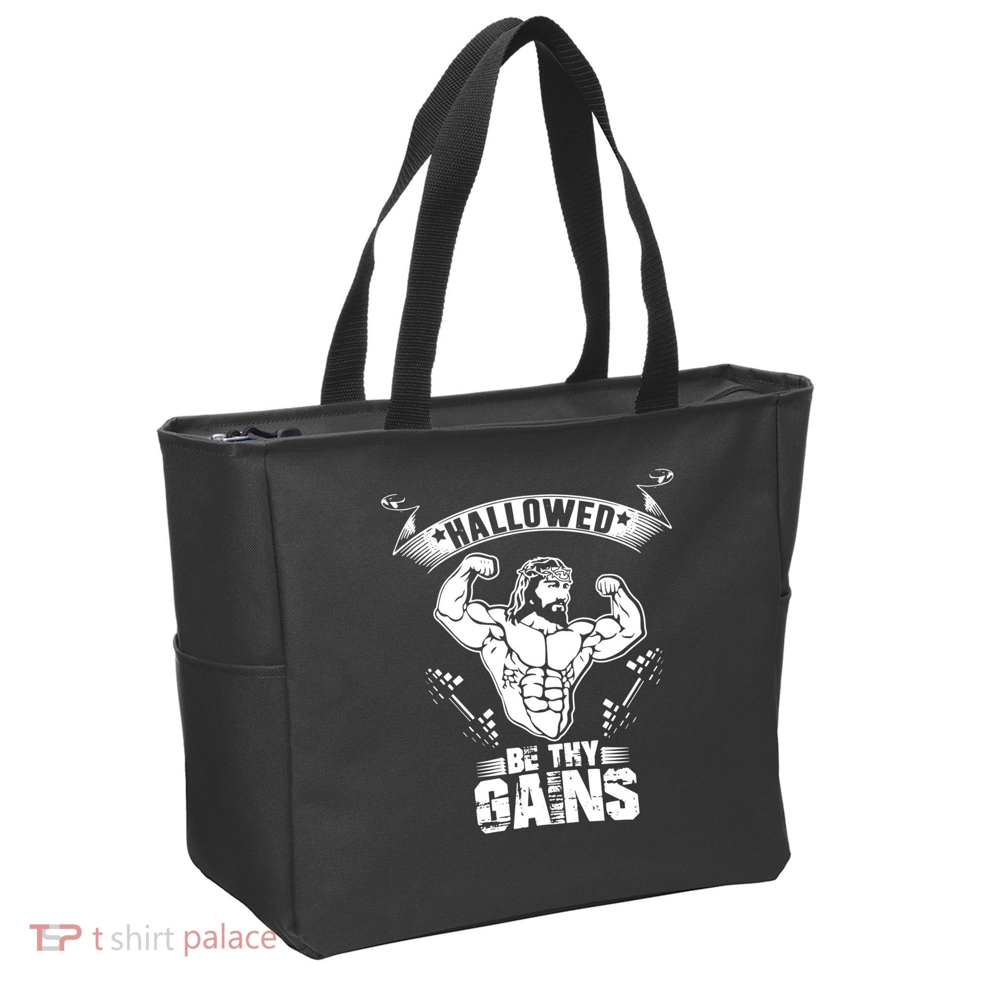 Jesus Bodybuilding Tote Bag