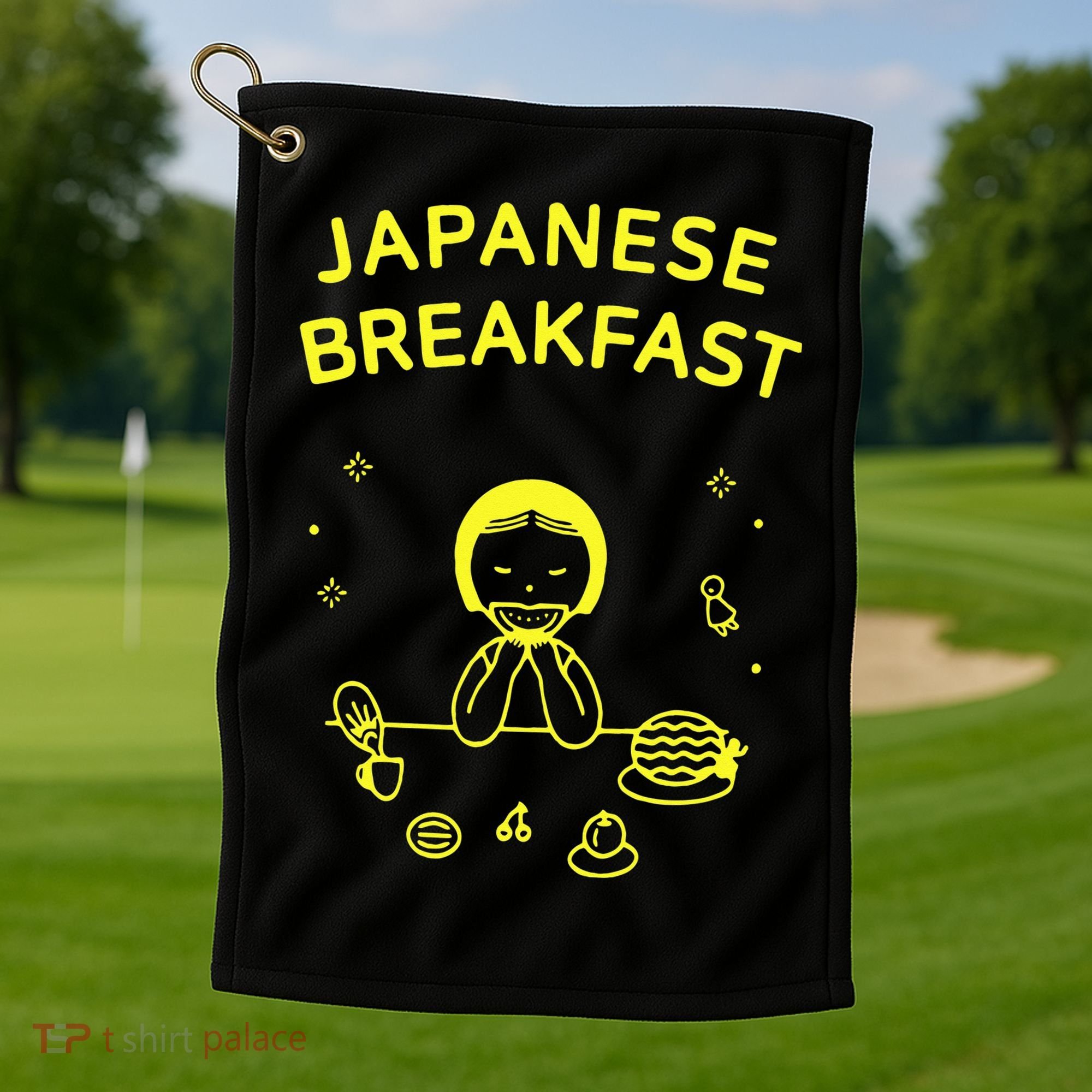 Japanese Breakfast Golf Towel