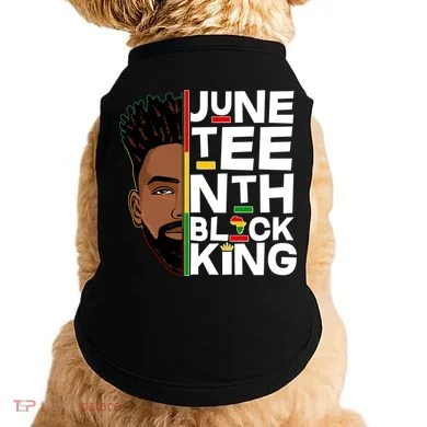 Juneteenth Black King Doggie Tank