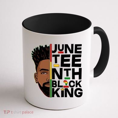 Juneteenth Black King Coffee Mug back