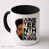 Juneteenth Black King Coffee Mug thumb 0
