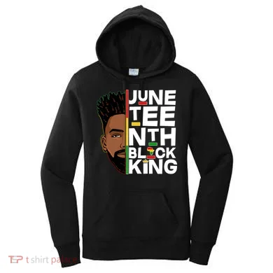 Juneteenth Black King Women's Hoodie