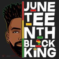 Juneteenth Black King 12oz Stainless Steel Coffee Mug thumb 3