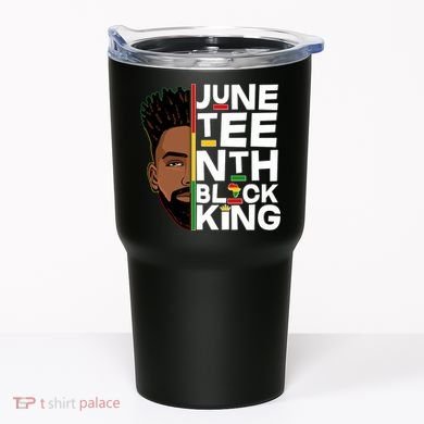 Juneteenth Black King Tumbler