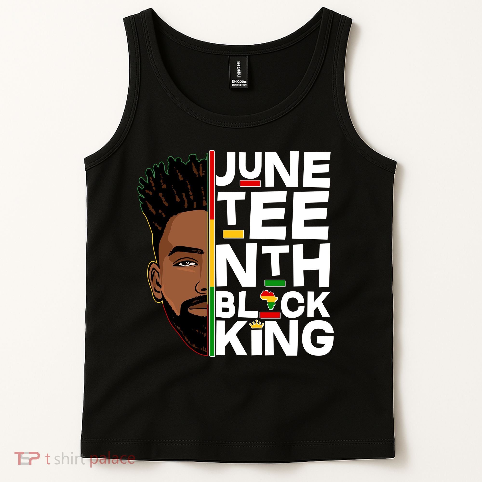 Juneteenth Black King Tank Top