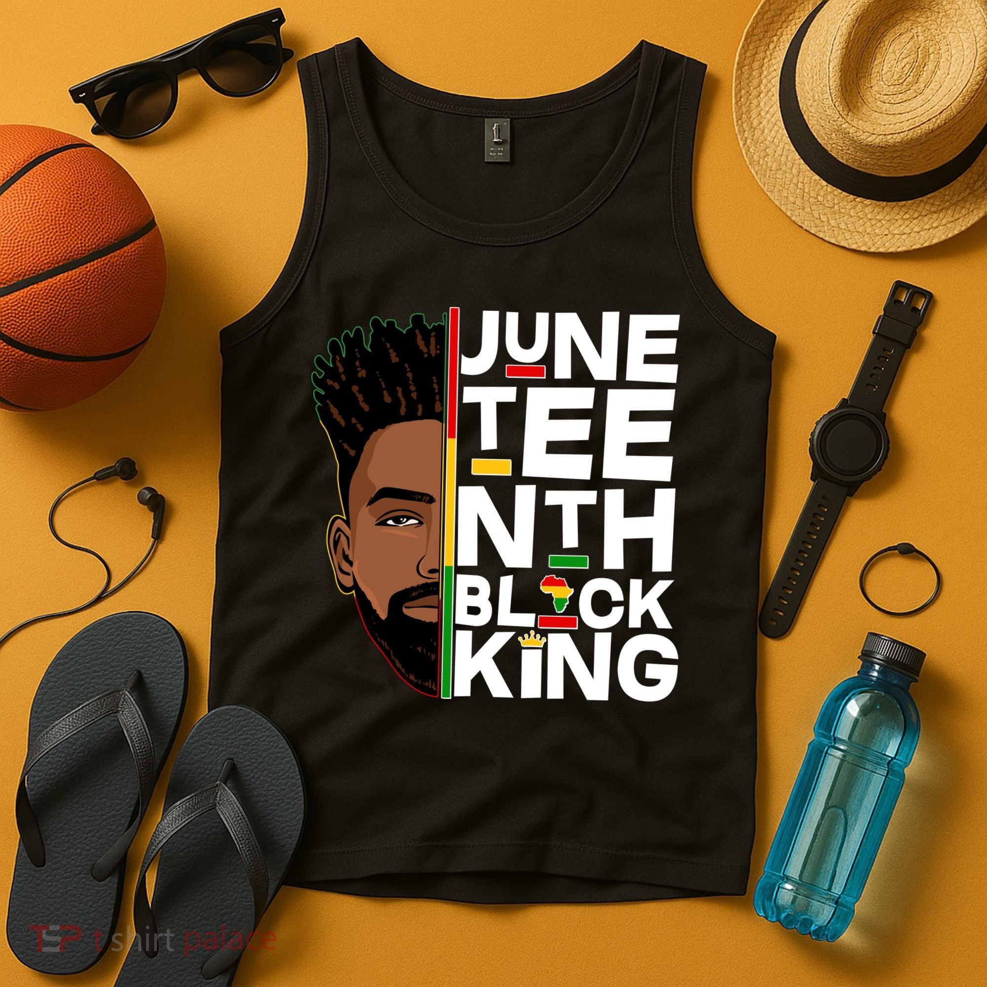 Juneteenth Black King Tank Top