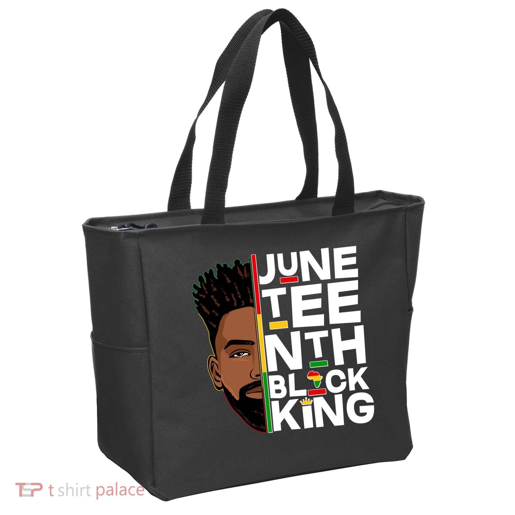 Juneteenth Black King Tote Bag