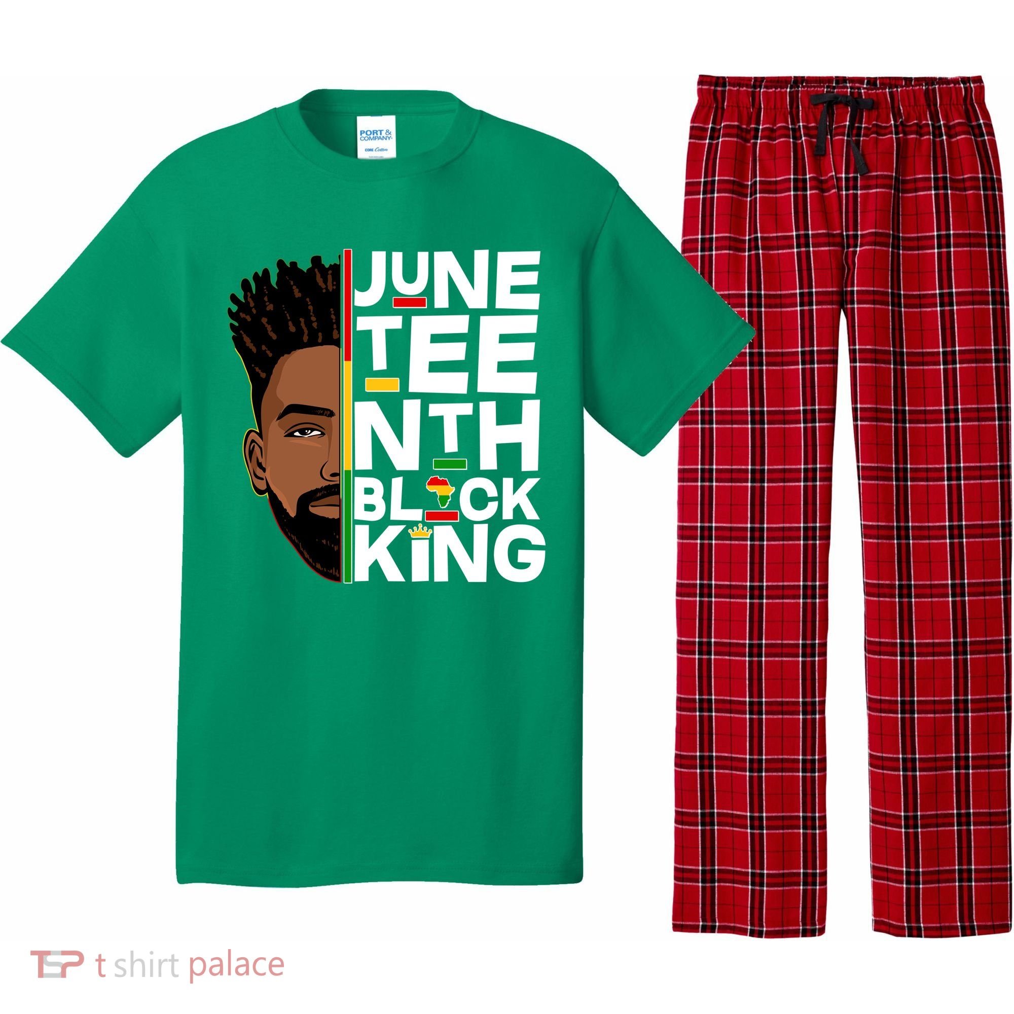 Juneteenth Black King Pajama Set