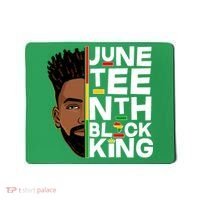 Juneteenth Black King Mousepad thumb 0
