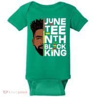Juneteenth Black King Baby Bodysuit thumb 0