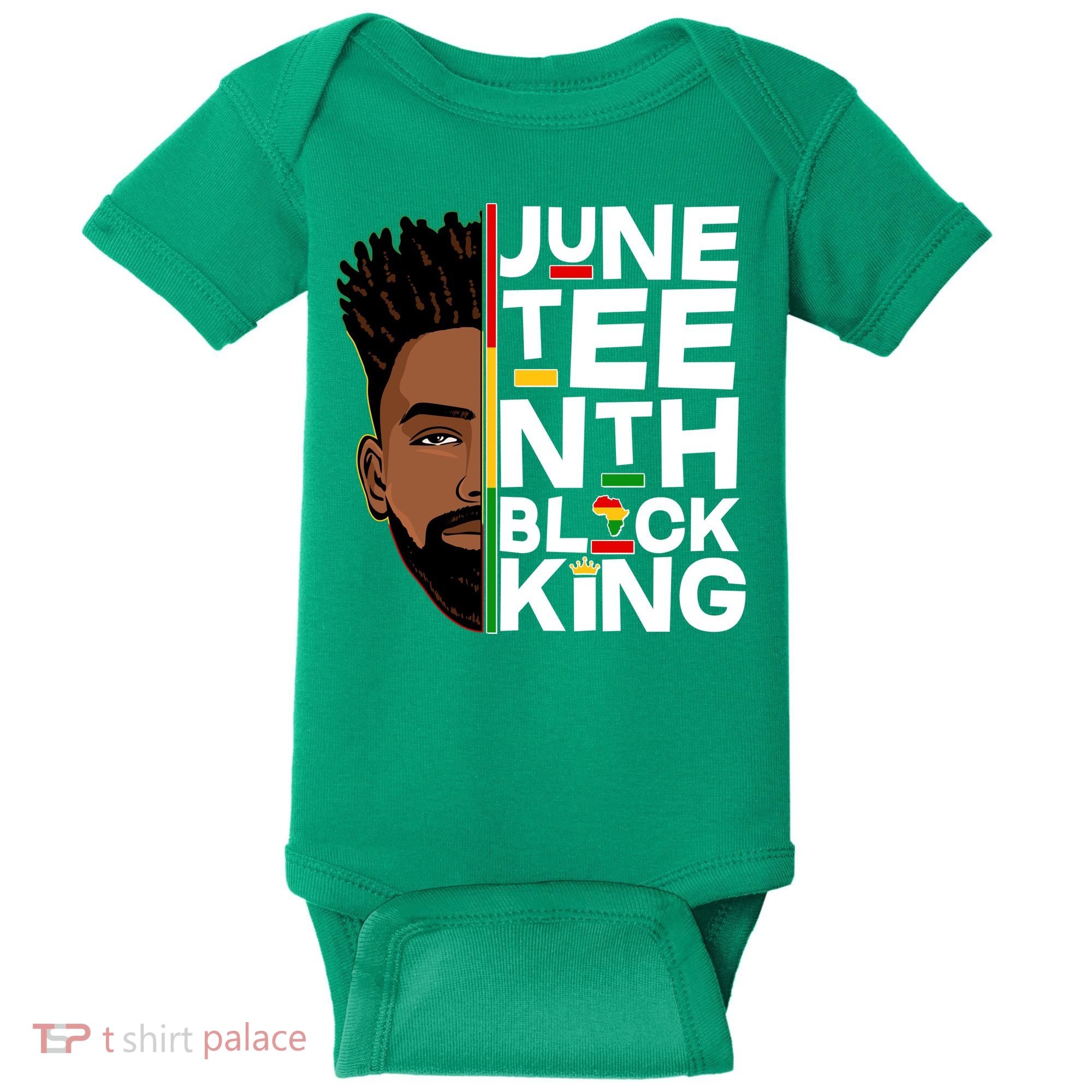 Juneteenth Black King Baby Bodysuit