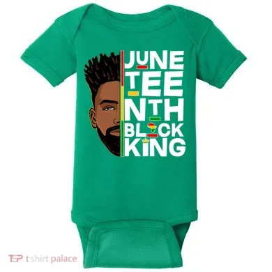Juneteenth Black King Baby Bodysuit