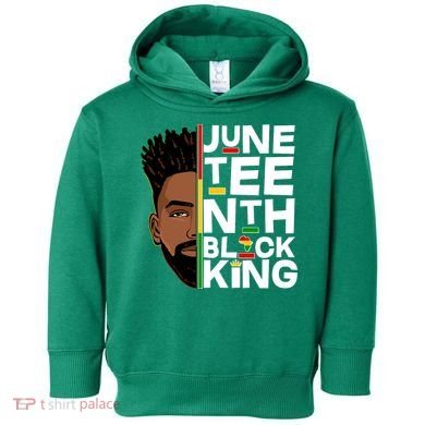 Juneteenth Black King Toddler Hoodie
