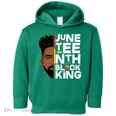 Juneteenth Black King Toddler Hoodie