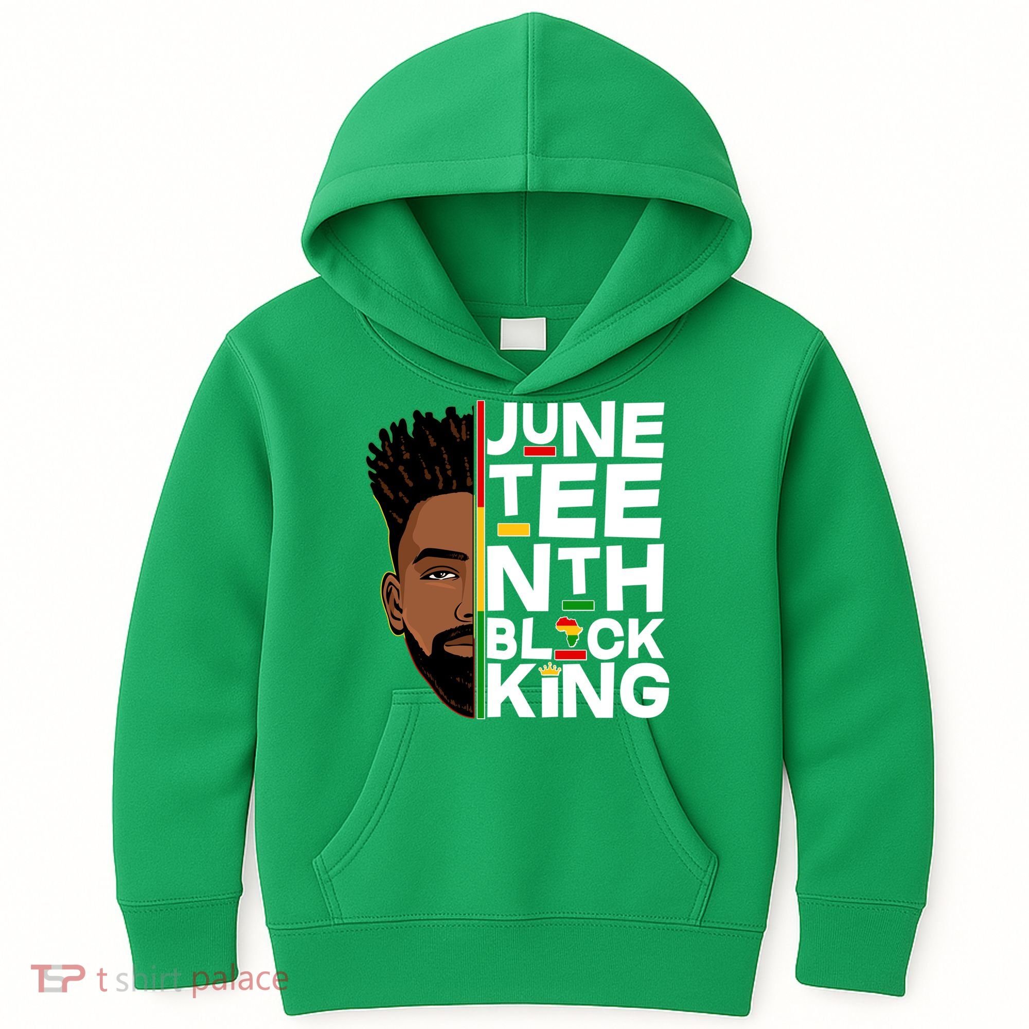 Juneteenth Black King Kids Hoodie