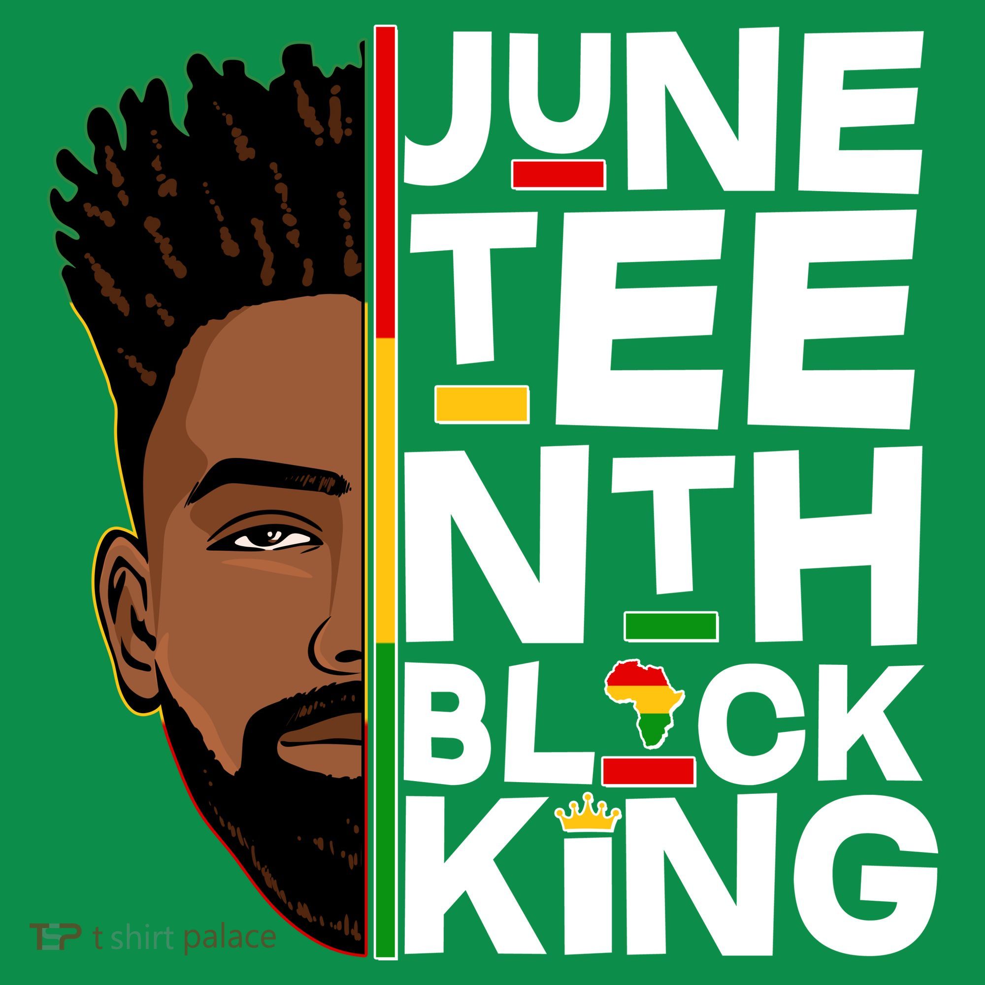 Juneteenth Black King Kids Long Sleeve Shirt