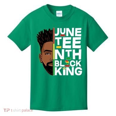 Juneteenth Black King Kids T-Shirt