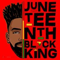 Juneteenth Black King Santa Hat thumb 1